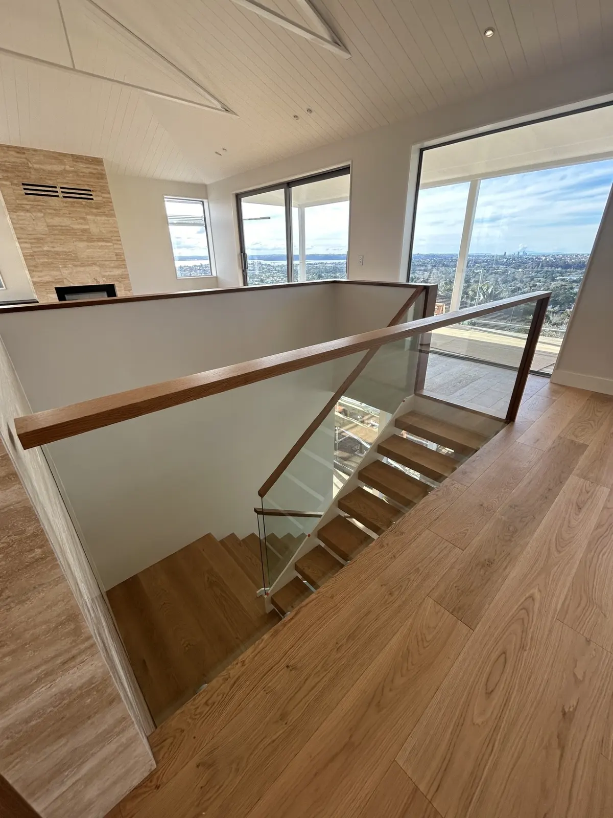Stair glass, harbour view by Professional Fitouts